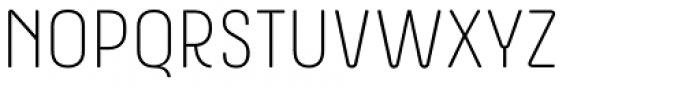 ApronSoft Narrow Thin Font UPPERCASE