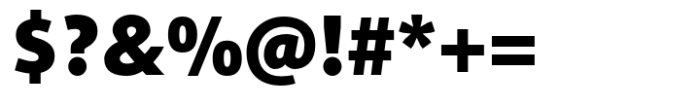 Aptifer Sans Black Font OTHER CHARS