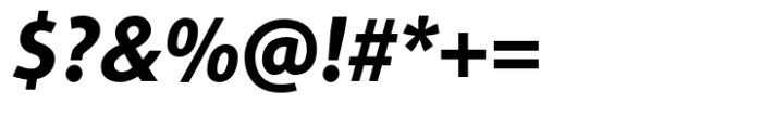 Aptifer Sans Bold Italic Font OTHER CHARS