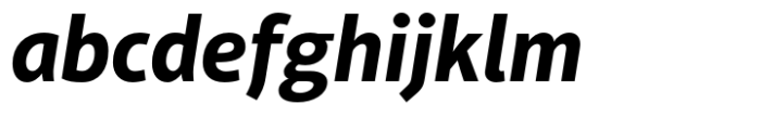 Aptifer Sans Bold Italic Font LOWERCASE