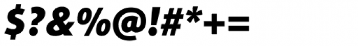 Aptifer Sans Pro Black Italic Font OTHER CHARS