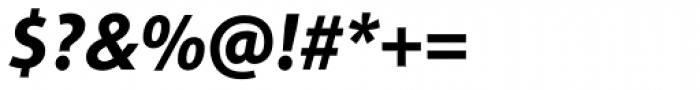Aptifer Sans Pro Bold Italic Font OTHER CHARS