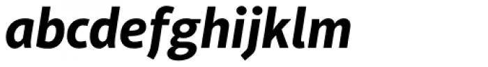 Aptifer Sans Pro Bold Italic Font LOWERCASE