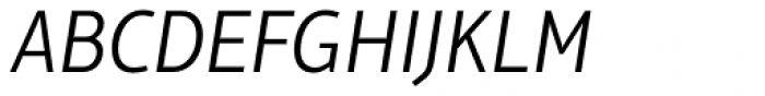 Aptifer Sans Pro Light Italic Font UPPERCASE