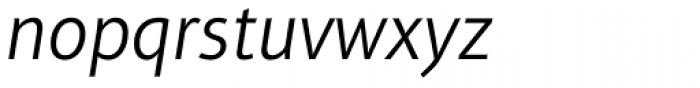 Aptifer Sans Pro Light Italic Font LOWERCASE