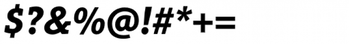 Aptifer Slab Pro Bold Italic Font OTHER CHARS