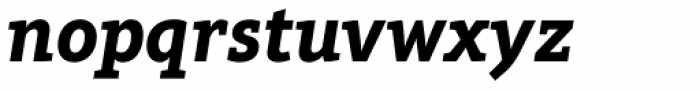 Aptifer Slab Pro Bold Italic Font LOWERCASE
