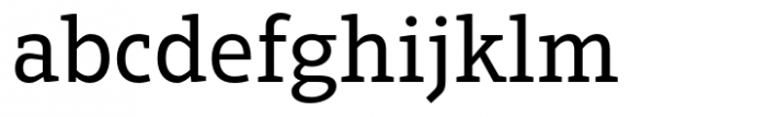 Aptifer Slab Regular Font LOWERCASE