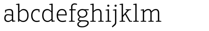 Aptifer Slab Thin Font LOWERCASE