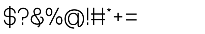Aptora Light Font OTHER CHARS