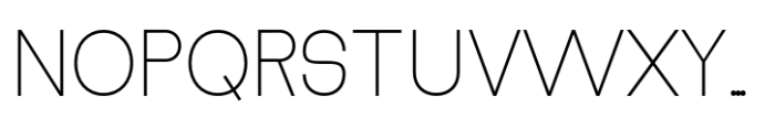 Aptora Thin Font UPPERCASE