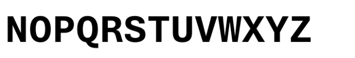 Aptos Mono Bold Font UPPERCASE