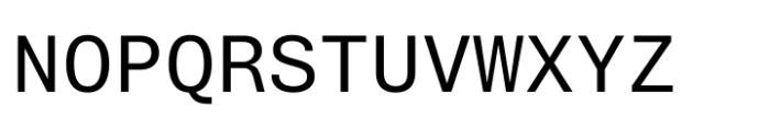 Aptos Mono Font UPPERCASE