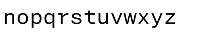 Aptos Mono Font LOWERCASE