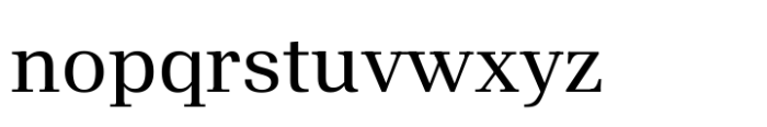 Aptos Serif Font LOWERCASE