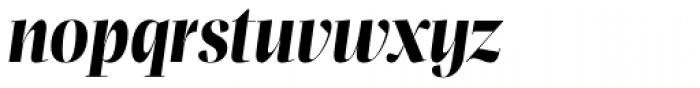 Apud Display Black Italic Font LOWERCASE