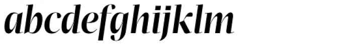 Apud Display Bold Italic Font LOWERCASE