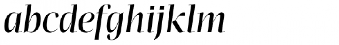 Apud Display Medium Italic Font LOWERCASE