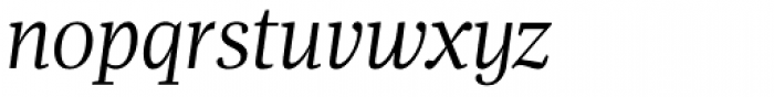 Apud Roman Italic Font LOWERCASE