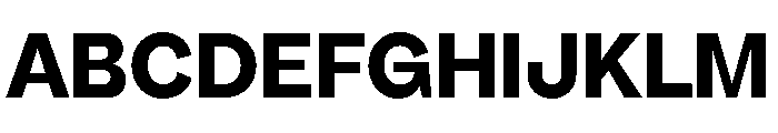 ApfelGrotezk Fett Font UPPERCASE
