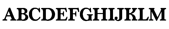 Appleyard Medium Font UPPERCASE