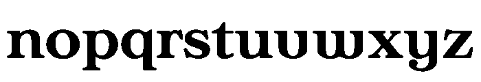 Appleyard Medium Font LOWERCASE