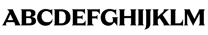 Apris Bold Font UPPERCASE