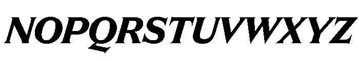 Apris BoldItalic Font UPPERCASE