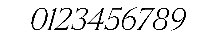 Apris LightItalic Font OTHER CHARS