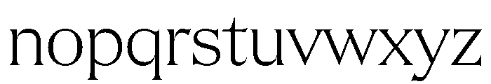 Apris Light Font LOWERCASE