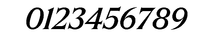 Apris MediumItalic Font OTHER CHARS