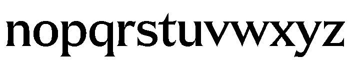 Apris Medium Font LOWERCASE