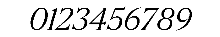 Apris RegularItalic Font OTHER CHARS