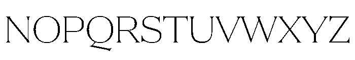 Apris Thin Font UPPERCASE