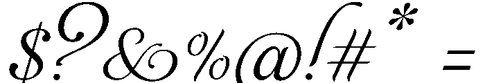 Aphrodite Regular Font OTHER CHARS
