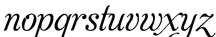 Aphrodite Regular Font LOWERCASE