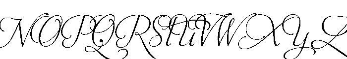 Aphrodite Slim Contextual Font UPPERCASE