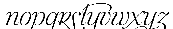 Aphrodite Slim Contextual Font LOWERCASE