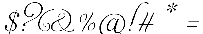 Aphrodite Slim Historical Font OTHER CHARS