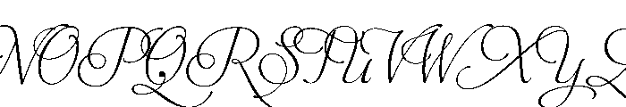 Aphrodite Slim Historical Font UPPERCASE
