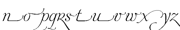 Aphrodite Slim Historical Font LOWERCASE