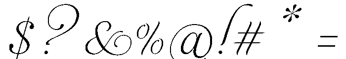 Aphrodite Slim Stylistic Font OTHER CHARS