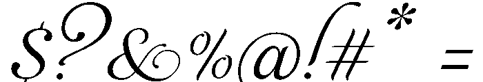 Aphrodite Stylistic Font OTHER CHARS