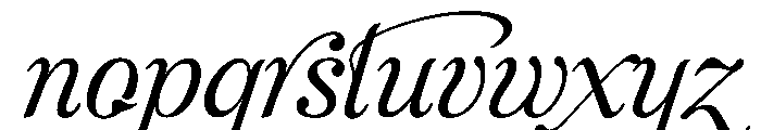 Aphrodite Stylistic Font LOWERCASE