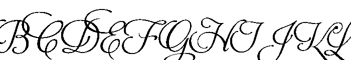Aphrodite Swash Font UPPERCASE
