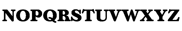 Appleyard Bold Font UPPERCASE