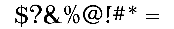 Appleyard Light Font OTHER CHARS