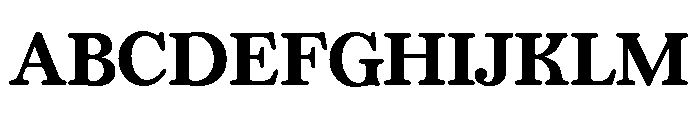 Appleyard Medium Font UPPERCASE