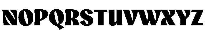 Aquavit Black Font UPPERCASE