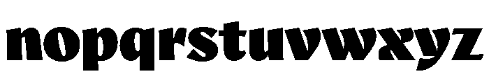 Aquavit Black Font LOWERCASE